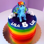 tort tęczowy rainbowdash